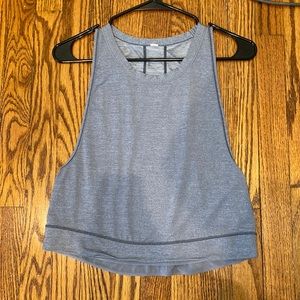 high neck loose tank